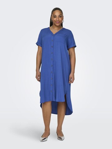 Robe-chemise ONLY Carmakoma en bleu