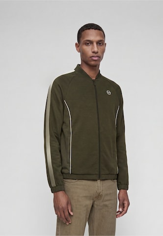 Sergio Tacchini Sweatvest 'Egeo' in Groen: voorkant
