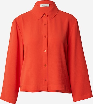 modström - Blusa 'Freda' en rojo: frente