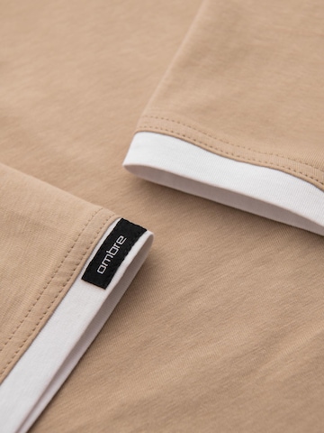 Ombre Shirt in Beige