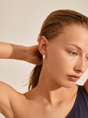 Boucles d'oreilles 'Carol' Pilgrim en argent : devant