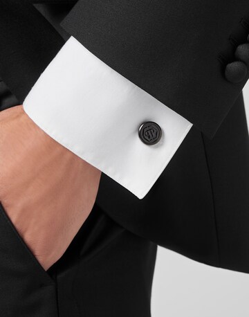 Philipp Plein - Botões de punho em cinzento: frente