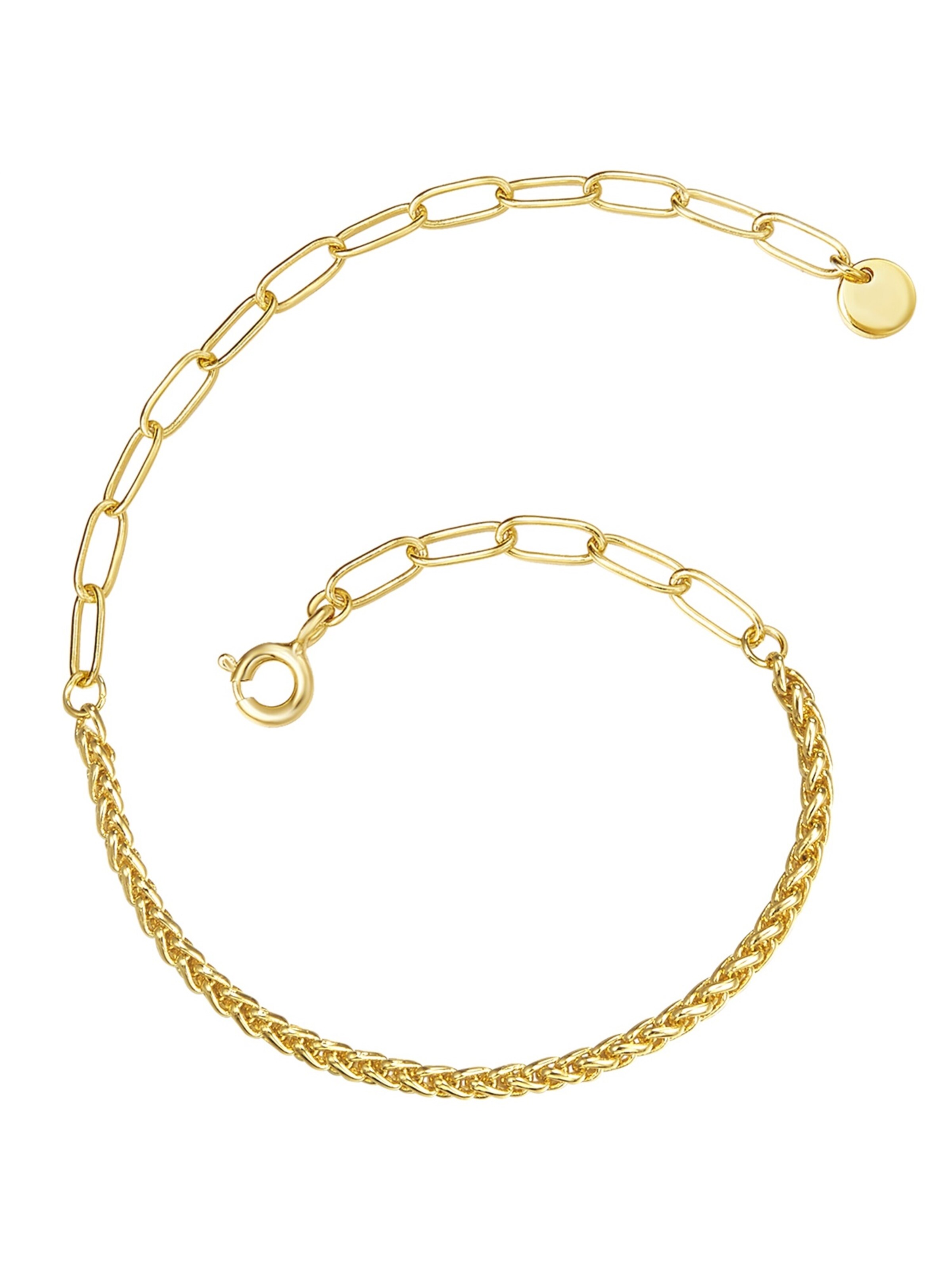 Lulu & Jane - Pulsera en oro: frente