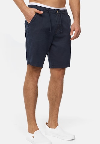 INDICODE JEANS Regular Shorts 'Vino' in Blau