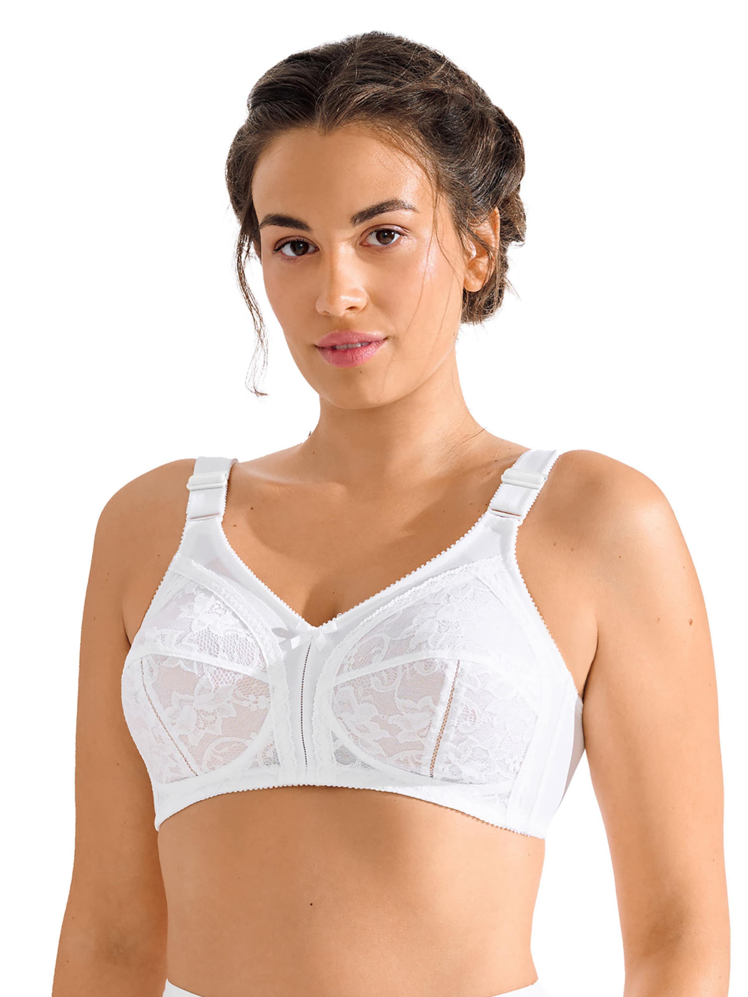 Lisca Minimiser Bra 'Sabina' in White: front