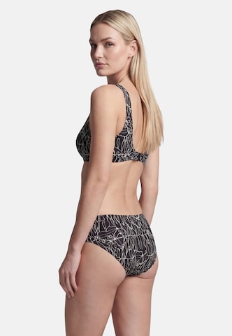Bikini 'Flower Lines' BECO the world of aquasports en noir