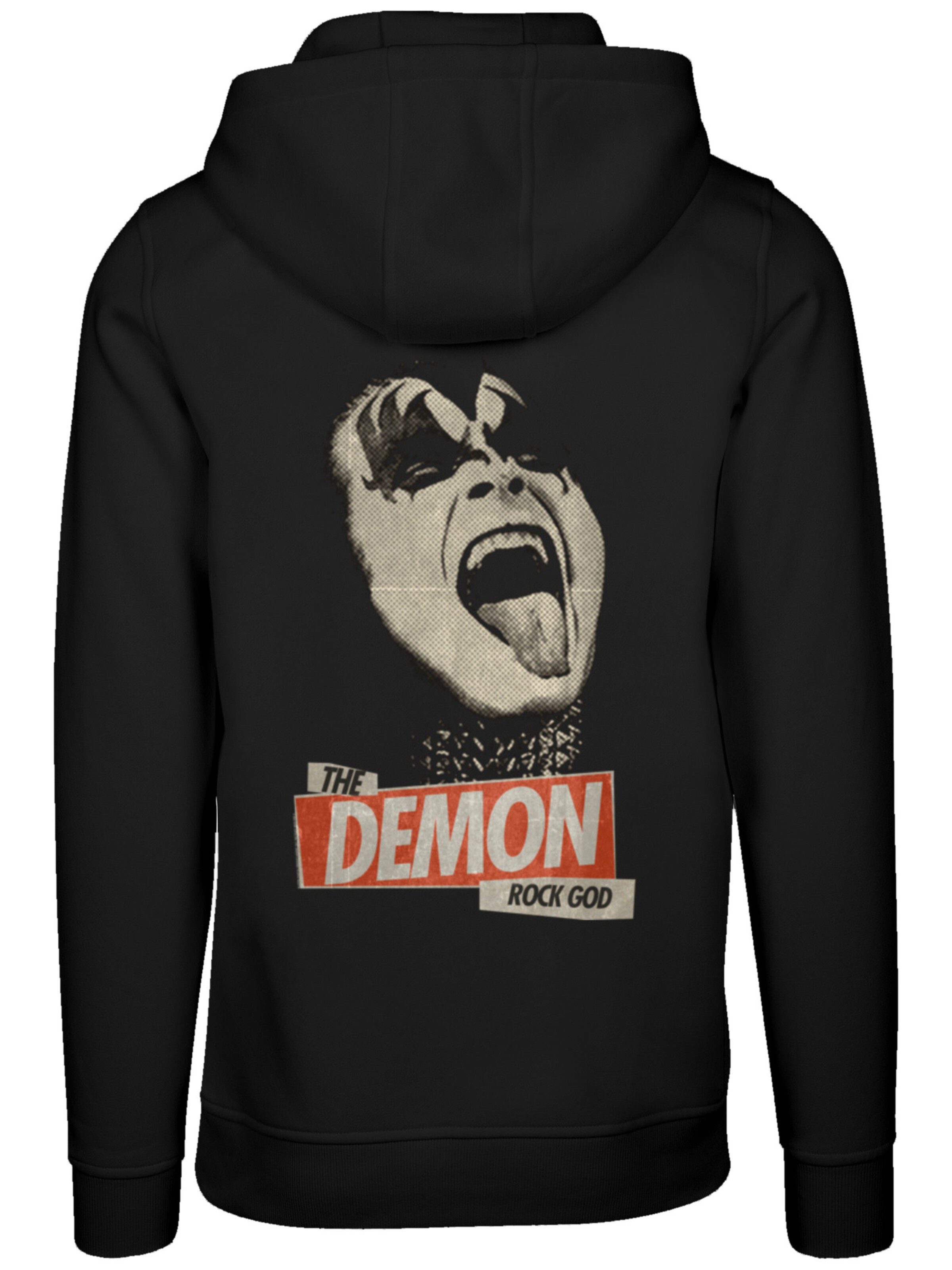 Sweat-shirt 'The Demon Rock God' F4NT4STIC en noir