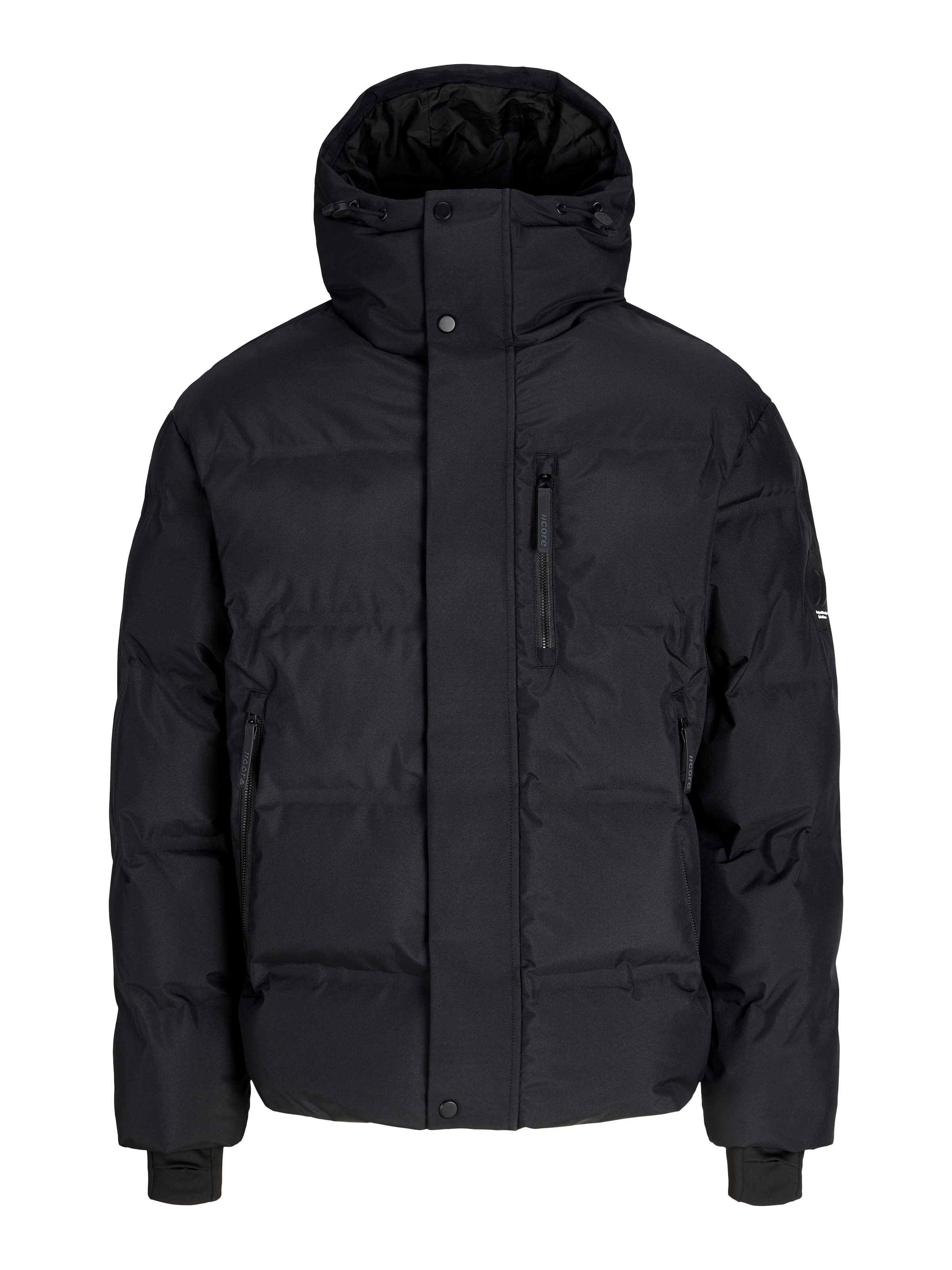 JACK & JONES Talvitakki 'JCOTrace' värissä musta: etupuoli