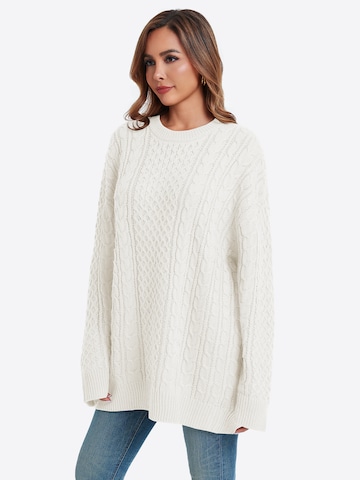 Imily Bela Oversize pulóver - fehér