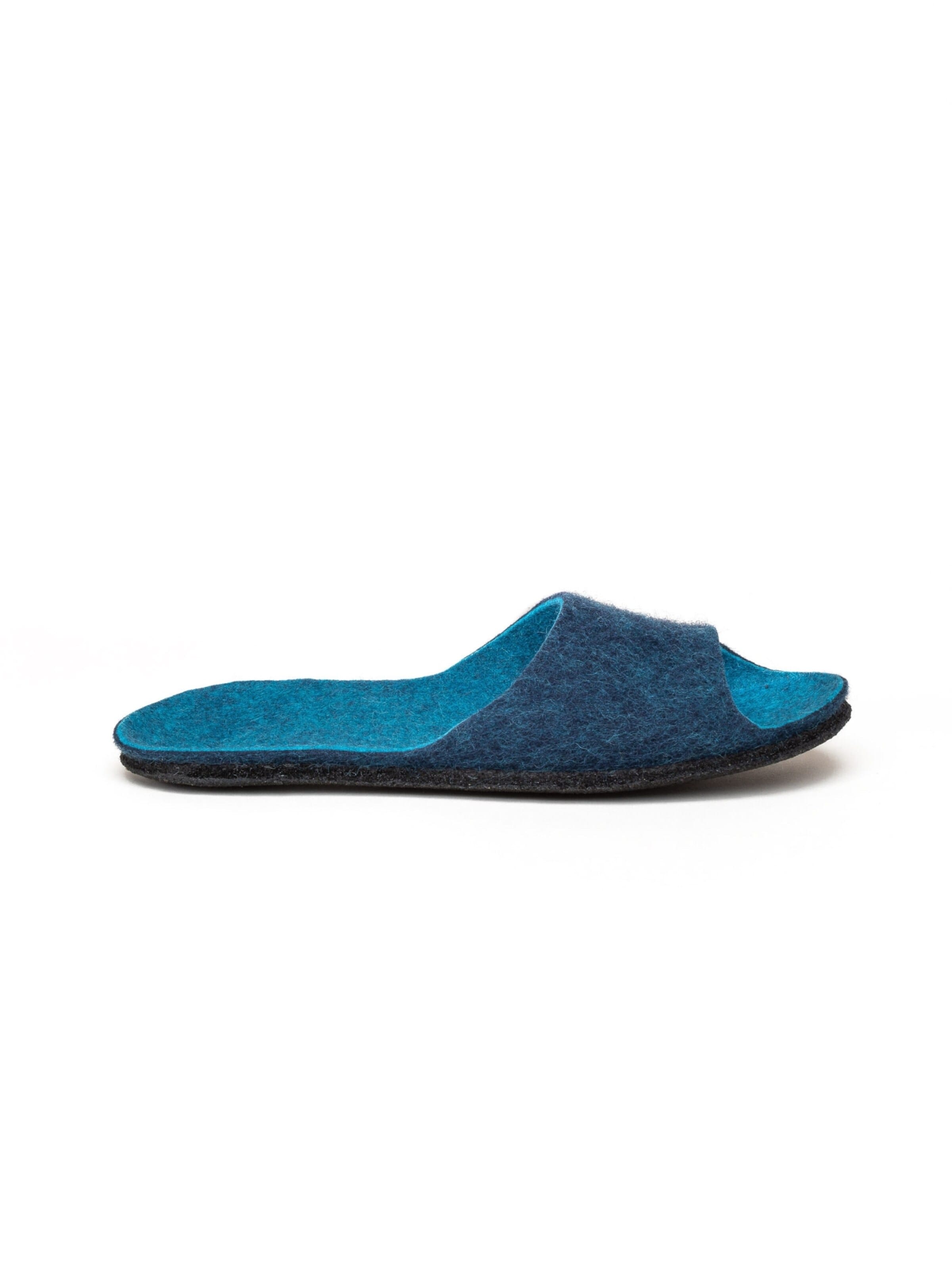 MagicFelt Slippers 'Filzpantoffel Magicfelt 722' in Blue