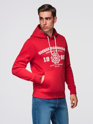 Ombre Sweatshirt in Red