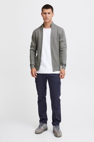 INDICODE JEANS Knit Cardigan 'Rickert' in Grey