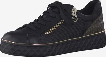 MARCO TOZZI Sneakers laag in Zwart: voorkant