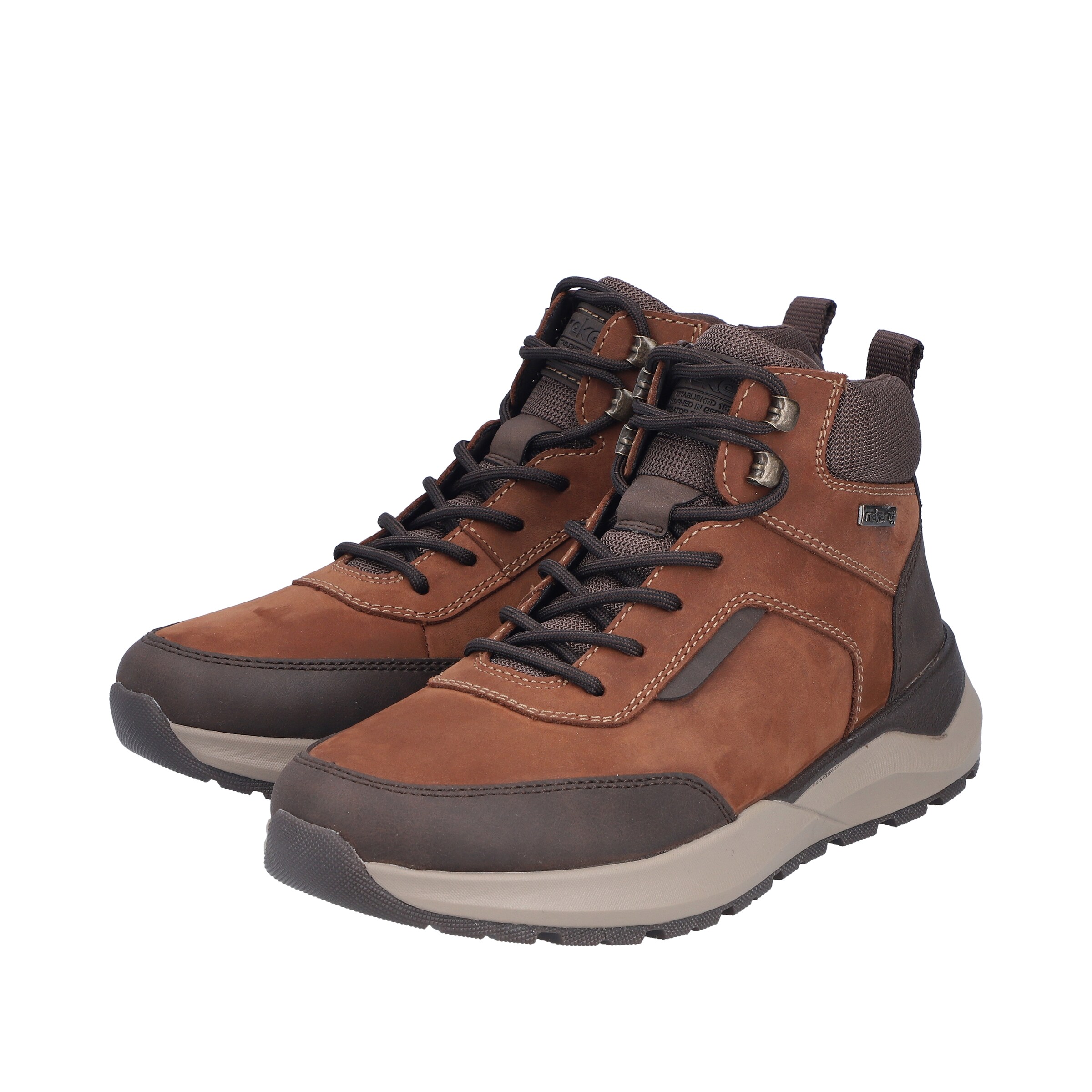 Rieker Schnürstiefel in Braun