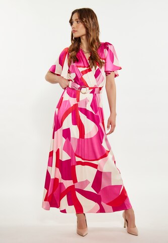 Robe faina en rose : devant