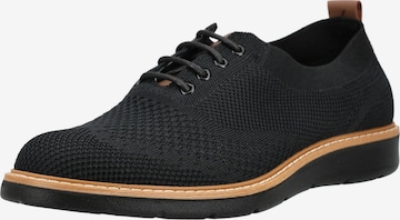 Scarpa stringata sportiva di IGI&CO in nero: frontale