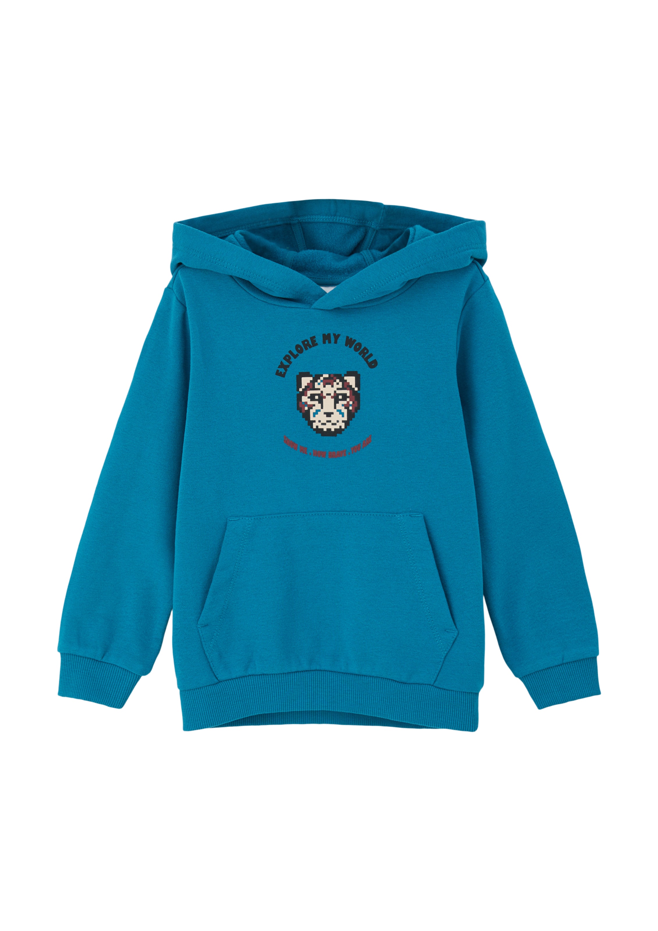 s.Oliver - Sweatshirt em azul: frente