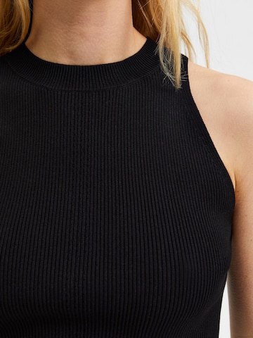 SELECTED FEMME Knitted top 'Solina' in Black