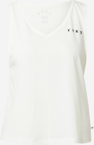 ROXY - Top 'NEED A WAVE' en blanco: frente