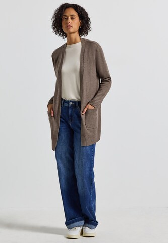 STREET ONE Strickjacke in Braun