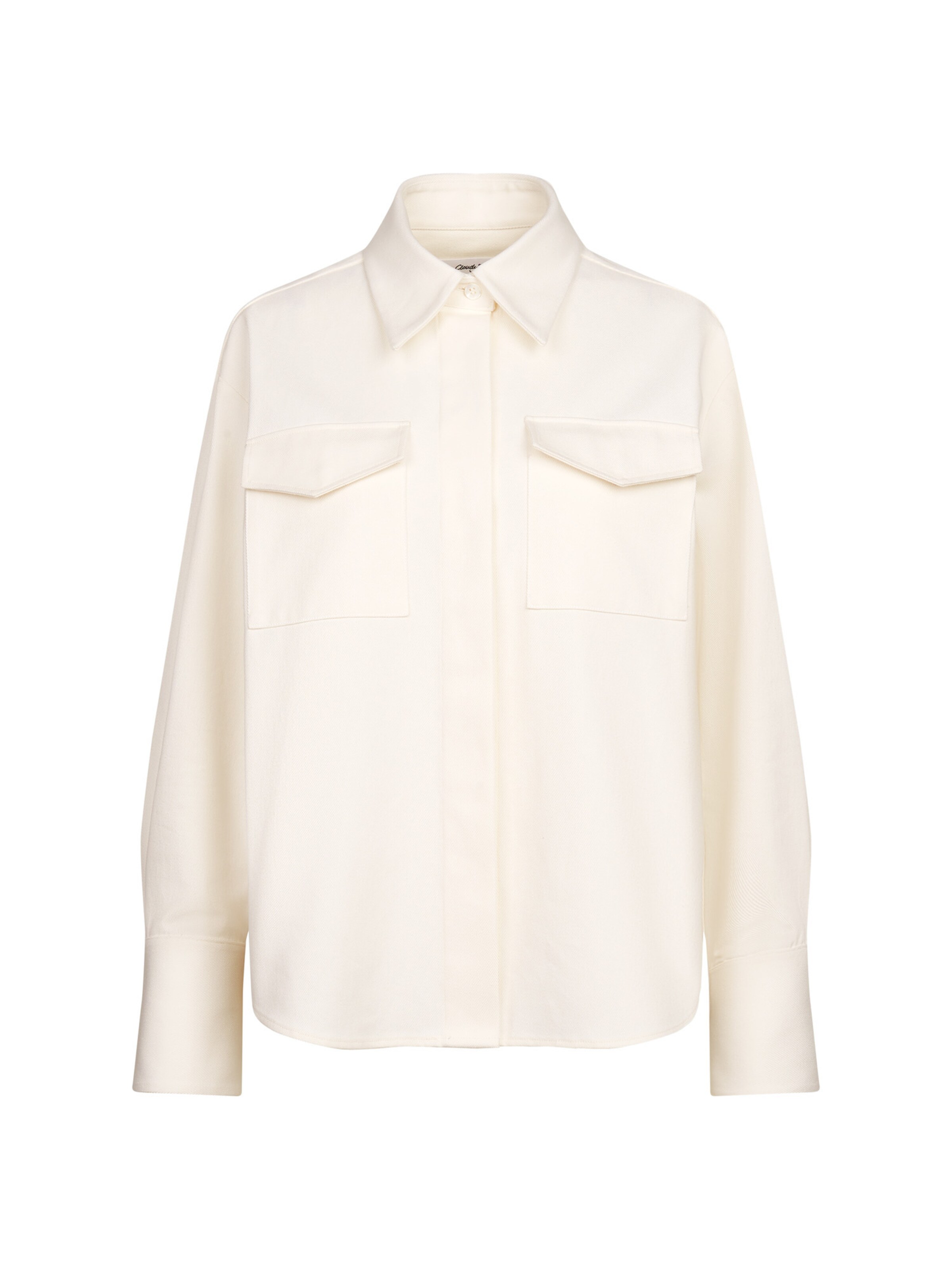 SEIDENSTICKER Blouse 'Schwarze Rose' in Wit: voorkant