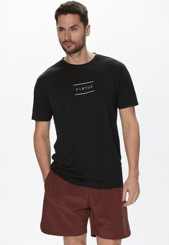 Virtus Shirt 'HODDIE M S-S' in Black: front