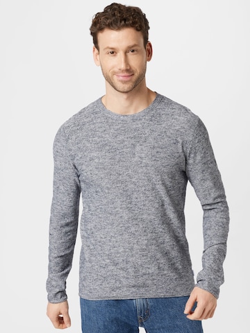 Pull-over 'ERNST' JACK & JONES en gris : devant