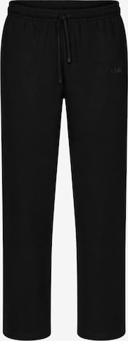 cfab (formerly creamy fabrics) Hose 'Relaxed Straight' in Schwarz: Vorderseite