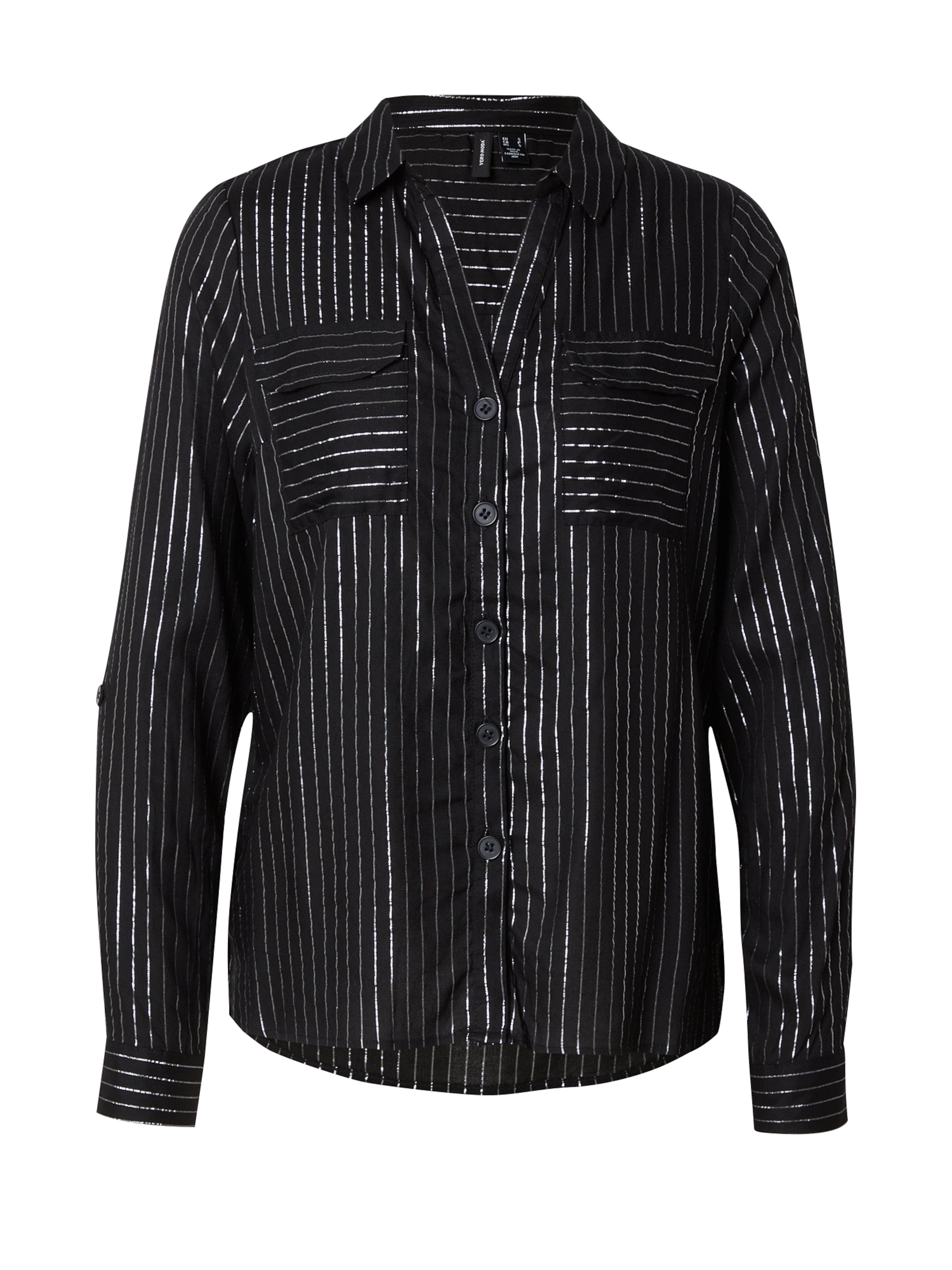 VERO MODA Блуза 'VMBumpy' в черно: отпред