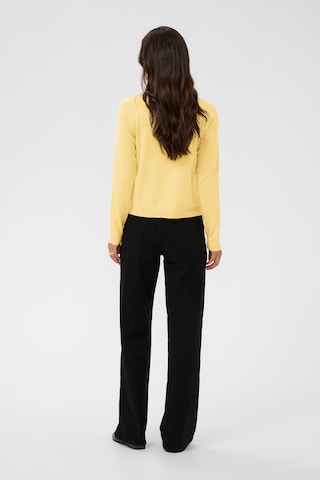 Kaffe Knit Cardigan 'KALizza' in Yellow