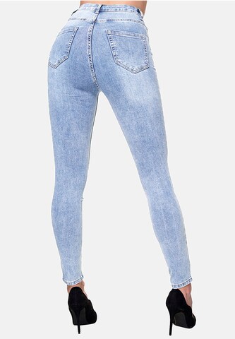 Elara Skinny Jeansy w kolorze niebieski