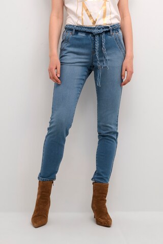 Cream Regular Jeans 'Stacia ' in Blue: front