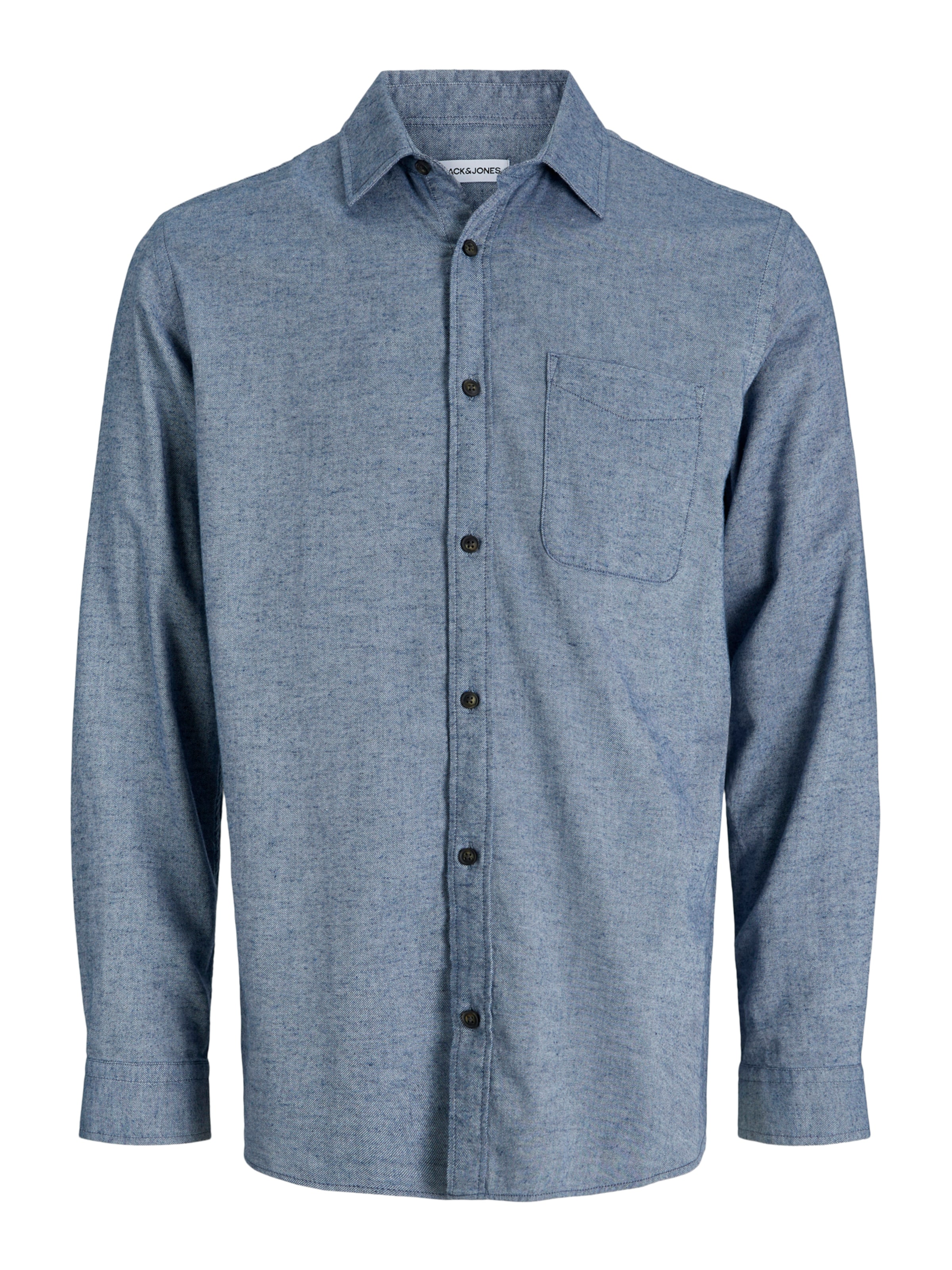 JACK & JONES Regular Fit Hemd 'JJECLASSIC' in Blau: Vorderseite