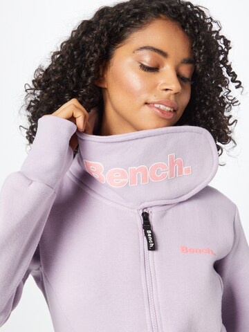 BENCH Zip-Up Hoodie 'HAYLO' in Purple