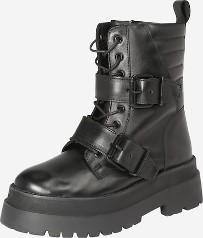 ABOUT YOU Bottines à lacets 'Merle' en noir, Vue avec produit