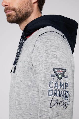 CAMP DAVID Sweater 'Ocean´s Seven II' in Grey