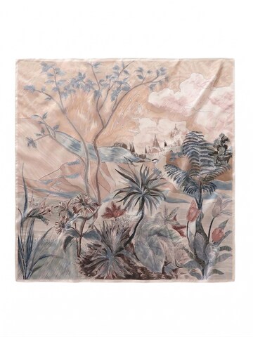 Vivi Idee Scarf 'Pastelllandschaft' in Orange: front