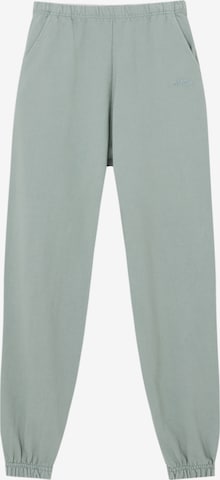 Pull&Bear Tapered Pants in Green: front