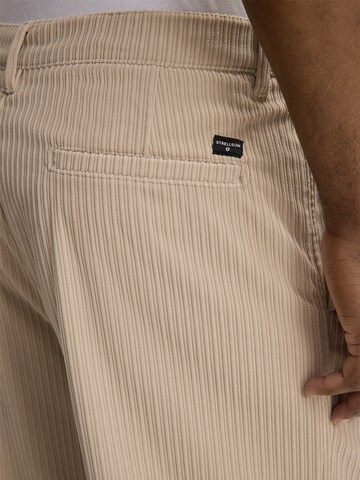 STRELLSON Regular Bandplooibroek ' Ludo ' in Beige