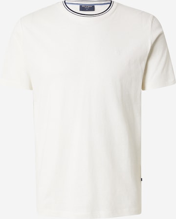 OLYMP Тениска в бяло: отпред