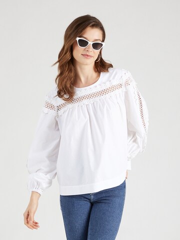 Masai Blouse 'Dru' in White: front