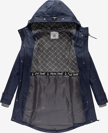 Peak Time Raincoat 'L60042' in Blue