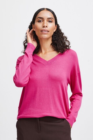b.young Sweater 'Pimba1' in Pink: front