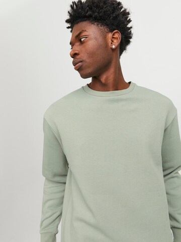 JACK & JONES Mikina 'JJEBRADLEY' – zelená