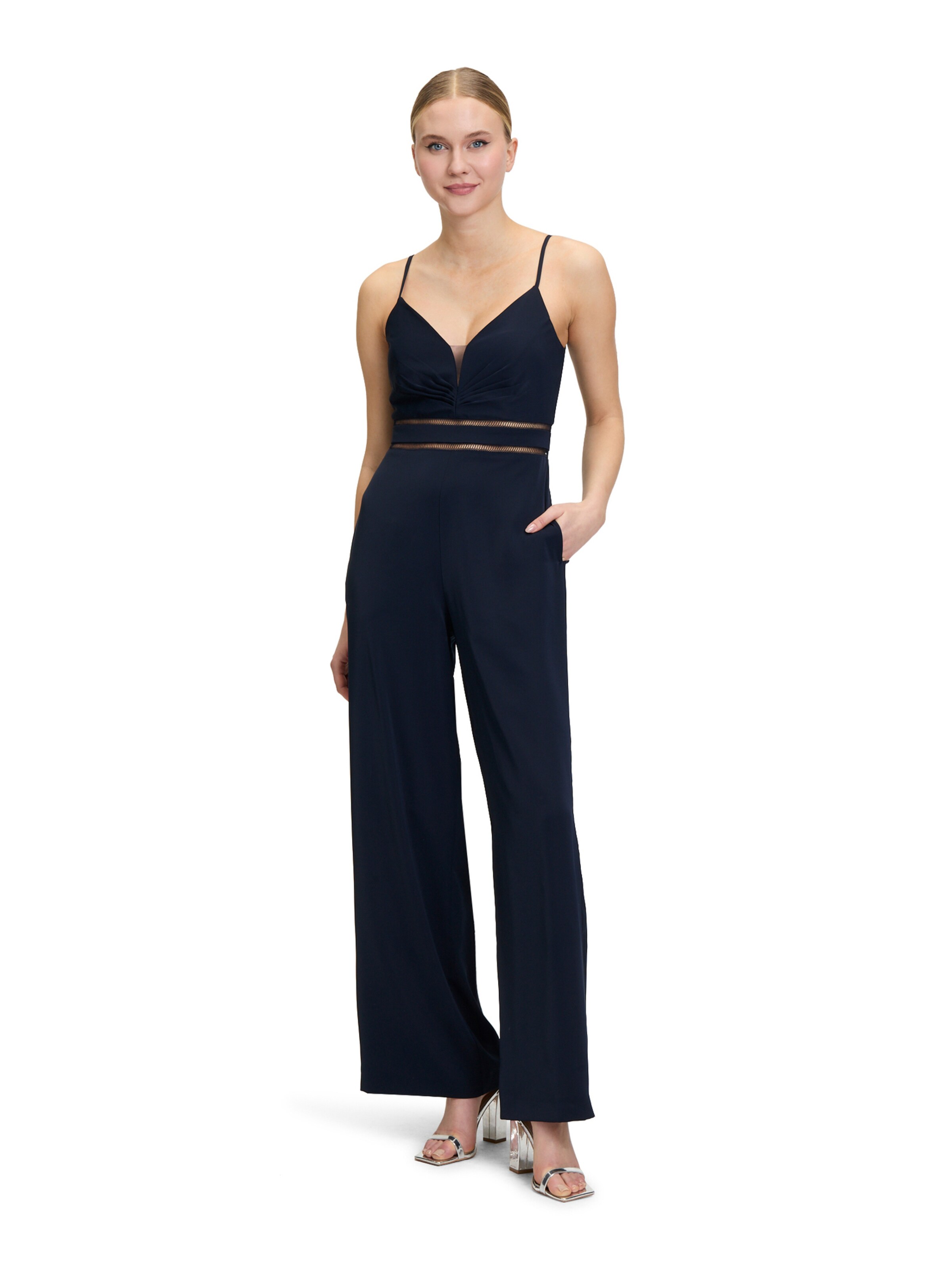 Tuta jumpsuit di Vera Mont in blu: frontale
