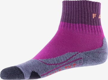 FALKE Athletic Socks 'TK2 Explore' in Purple: front