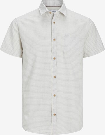 Chemise 'Abel' JACK & JONES en blanc : devant