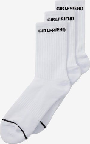 Girlfriend Collective Sukat ' 3-Pack ' värissä valkoinen: etupuoli