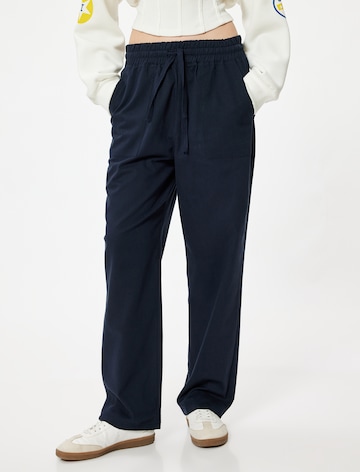 Koton Loosefit Broek in Blauw: voorkant