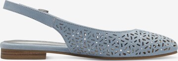 MARCO TOZZI Ballet Flats with Strap in Blue